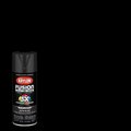 Short Cuts Krylon Fusion All-In-One Satin Black Paint+Primer Spray Paint 12 oz K02732007